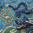 The Nine Dragon Screen in Datong, 8m high, 45m long, 2m thick, made of coloured glazed tiles (liuli). Ming Dynasty.